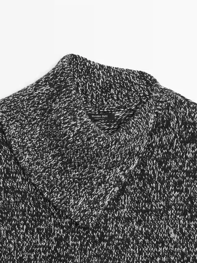 Moulina-Strickweste mit Kragen Moulina-Strickweste mit Kragen
