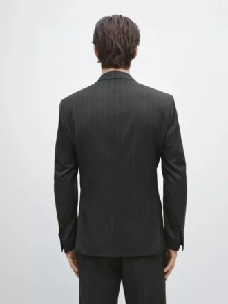 Nadelstreifen-Blazer aus Cool Wool