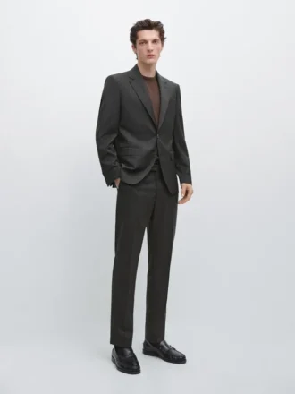 Nadelstreifen-Hose für Anzüge aus Cool Wool Nadelstreifen-Hose für Anzüge aus Cool Wool