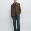 Overshirt aus Wildleder Overshirt aus Wildleder