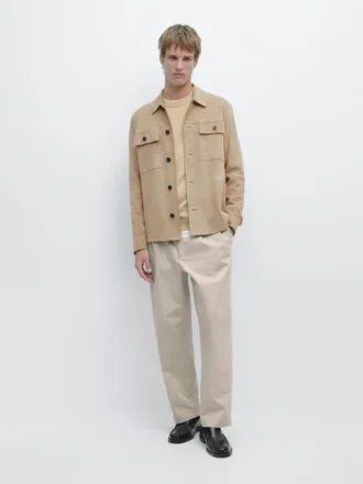 Overshirt aus Wildleder Overshirt aus Wildleder