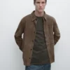 Overshirt aus Wildleder Overshirt aus Wildleder