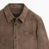 Overshirt aus Wildleder Overshirt aus Wildleder