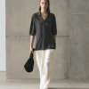 Oversize-Pullover aus Seiden- und Wollmischung Oversize-Pullover aus Seiden- und Wollmischung