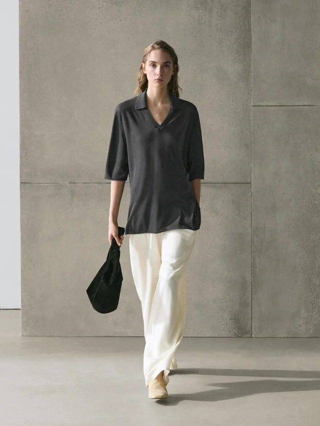 Oversize-Pullover aus Seiden- und Wollmischung Oversize-Pullover aus Seiden- und Wollmischung