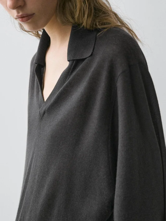 Oversize-Pullover aus Seiden- und Wollmischung Oversize-Pullover aus Seiden- und Wollmischung