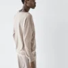 Oversize-Strickpullover mit V-Ausschnitt