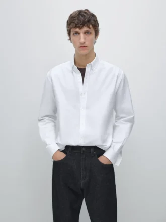 Oxford-Hemd aus 100 % Baumwolle in Regular Fit Oxford-Hemd aus 100 % Baumwolle in Regular Fit