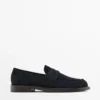 Penny-Loafer aus Spaltleder Penny-Loafer aus Spaltleder