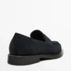 Penny-Loafer aus Spaltleder Penny-Loafer aus Spaltleder