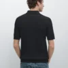 Poloshirt aus 100 % Baumwolle mit Zopfmuster