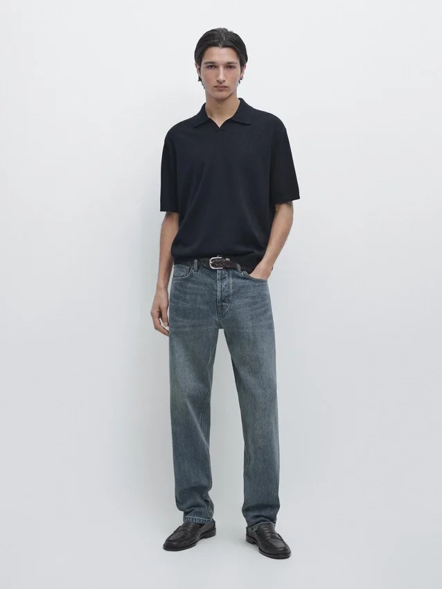 Poloshirt aus Baumwollmischgewebe Poloshirt aus Baumwollmischgewebe
