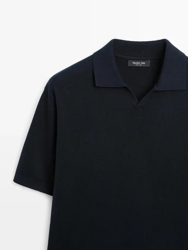 Poloshirt aus Baumwollmischgewebe Poloshirt aus Baumwollmischgewebe