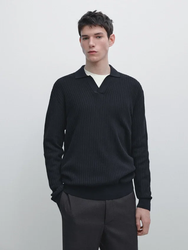 Poloshirt aus Baumwollmischgewebe Poloshirt aus Baumwollmischgewebe