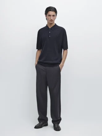 Poloshirt aus Merinowolle Poloshirt aus Merinowolle