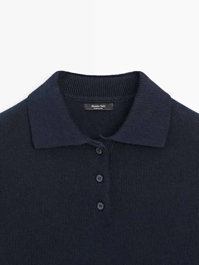 Poloshirt aus Wollmischgewebe Poloshirt aus Wollmischgewebe