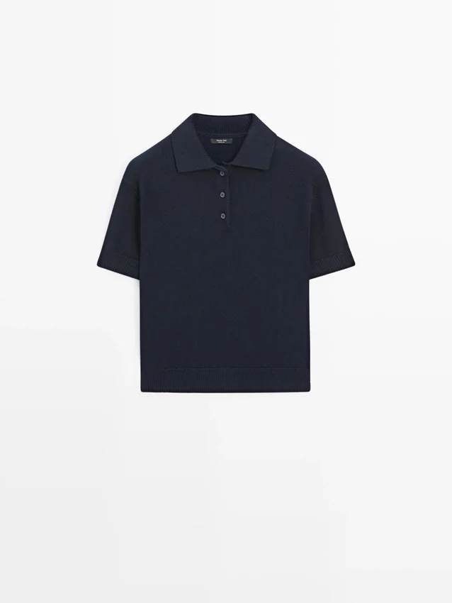 Poloshirt aus Wollmischgewebe Poloshirt aus Wollmischgewebe
