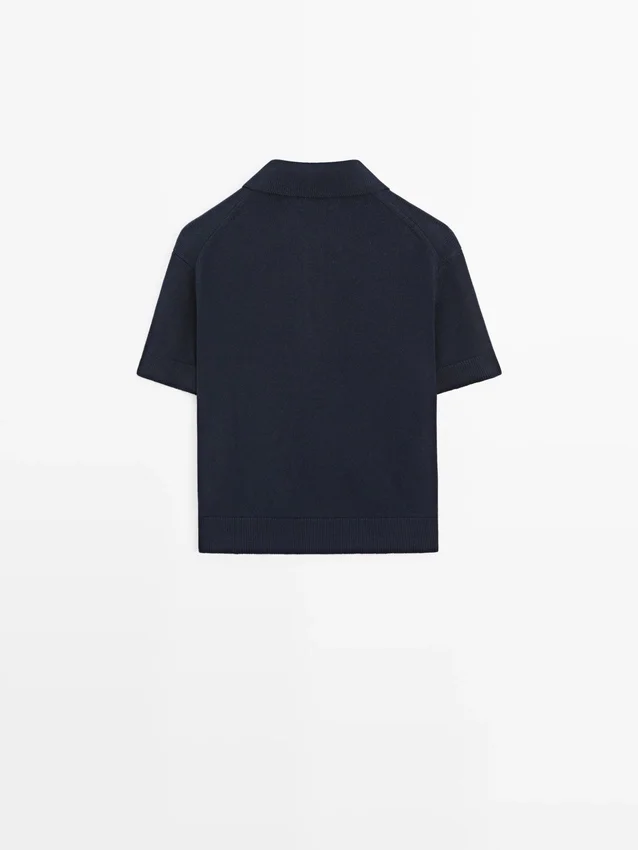 Poloshirt aus Wollmischgewebe Poloshirt aus Wollmischgewebe