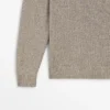 Pullover aus Baumwoll- und Leinen-Moulina-Strick Pullover aus Baumwoll- und Leinen-Moulina-Strick