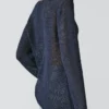 Pullover aus Baumwollmischgewebe mit U-Boot-Ausschnitt Pullover aus Baumwollmischgewebe mit U-Boot-Ausschnitt