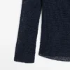Pullover aus Baumwollmischgewebe mit U-Boot-Ausschnitt Pullover aus Baumwollmischgewebe mit U-Boot-Ausschnitt