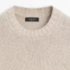 Pullover aus Baumwollmischung mit Rundhalsausschnitt Pullover aus Baumwollmischung mit Rundhalsausschnitt