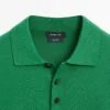 Pullover aus Baumwollstrick mit Poloshirt-Kragen Pullover aus Baumwollstrick mit Poloshirt-Kragen