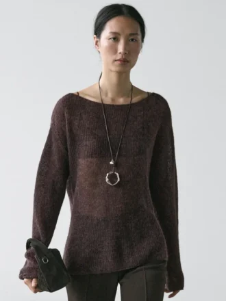 Pullover aus einer Alpaka- und Wollmischung Pullover aus einer Alpaka- und Wollmischung