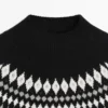 Pullover aus Jacquard-Strick aus Wollmischung Pullover aus Jacquard-Strick aus Wollmischung