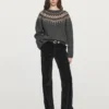 Pullover aus Wolljacquard-Strick