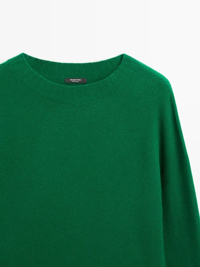 Pullover aus Wollmischung mit Rundhalsausschnitt Pullover aus Wollmischung mit Rundhalsausschnitt