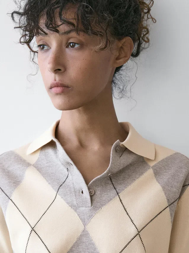 Pullover mit Argyle-Muster Pullover mit Argyle-Muster