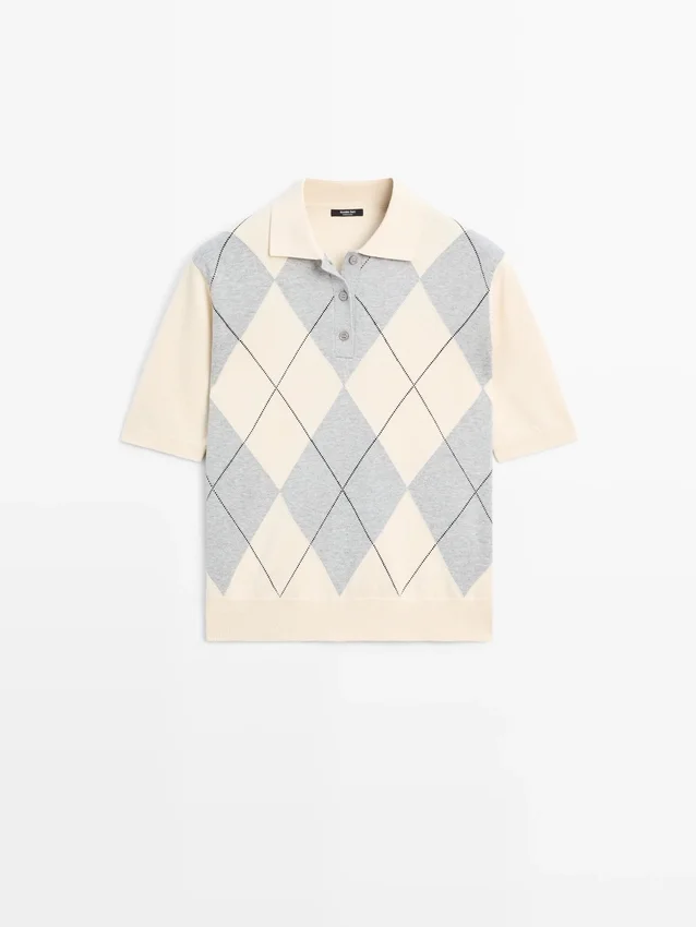 Pullover mit Argyle-Muster Pullover mit Argyle-Muster