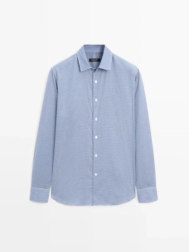 Regular Fit Check-Hemd aus 100 % Baumwolle Regular Fit Check-Hemd aus 100 % Baumwolle