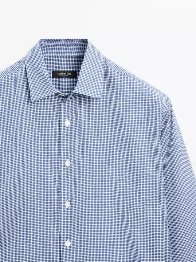 Regular Fit Check-Hemd aus 100 % Baumwolle Regular Fit Check-Hemd aus 100 % Baumwolle