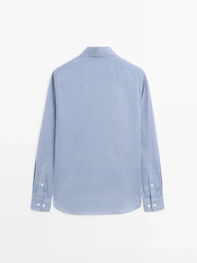 Regular Fit Check-Hemd aus 100 % Baumwolle Regular Fit Check-Hemd aus 100 % Baumwolle
