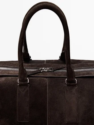 Reisetasche aus Wildleder Reisetasche aus Wildleder