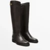 Reitstiefel aus Leder Reitstiefel aus Leder