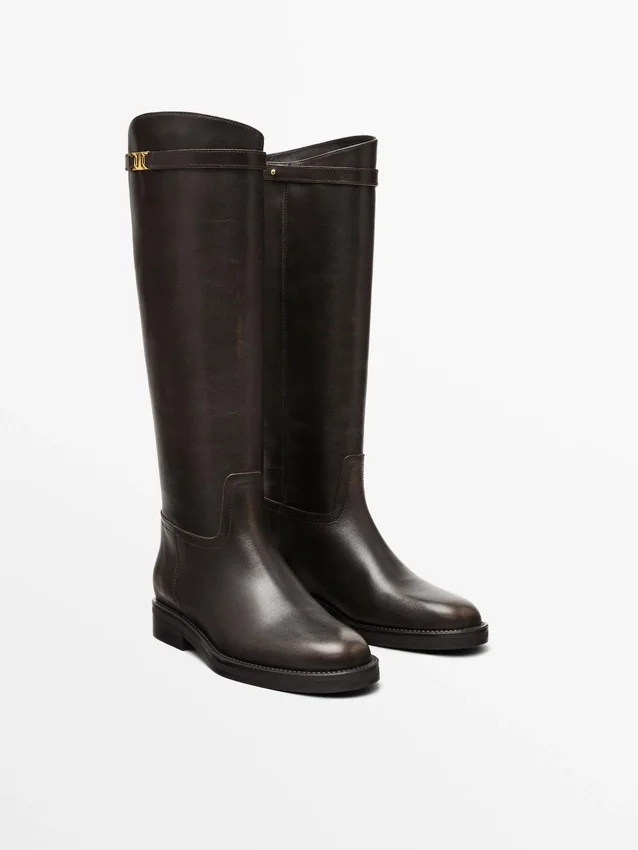 Reitstiefel aus Leder Reitstiefel aus Leder