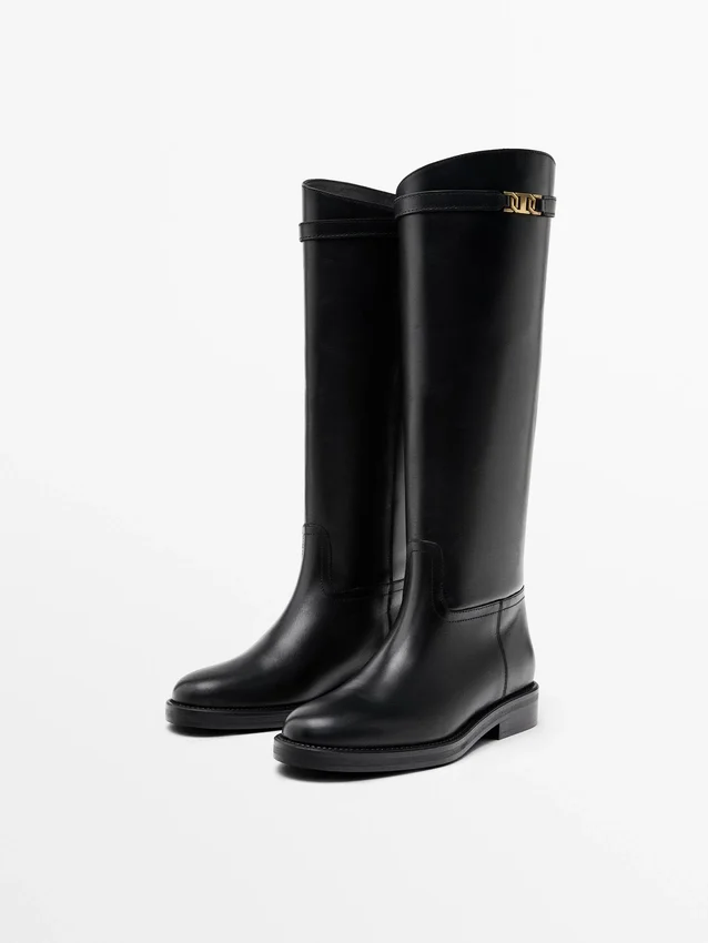 Reitstiefel aus Leder Reitstiefel aus Leder