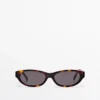 Schmale Sonnenbrille in Schildpatt-Optik Schmale Sonnenbrille in Schildpatt-Optik