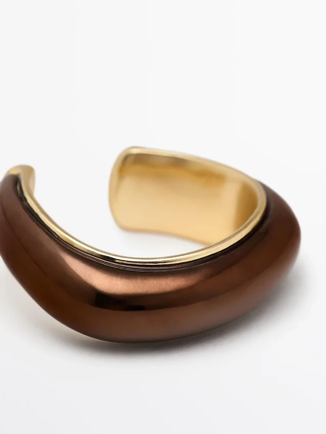 Set mit Ringen in Bronzeoptik Set mit Ringen in Bronzeoptik