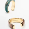 Set mit Ringen in Bronzeoptik Set mit Ringen in Bronzeoptik