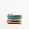 Set mit Ringen in Bronzeoptik Set mit Ringen in Bronzeoptik