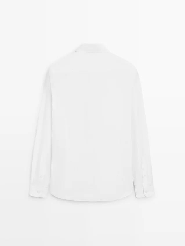 Slim Fit Hemd aus 100 % Baumwollpopeline Slim Fit Hemd aus 100 % Baumwollpopeline