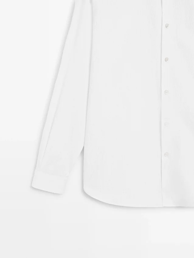 Slim Fit Hemd aus 100 % Baumwollpopeline Slim Fit Hemd aus 100 % Baumwollpopeline