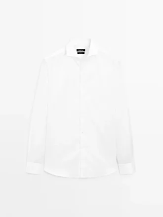 Slim-Fit-Hemd aus 100 % Baumwolltwill Slim-Fit-Hemd aus 100 % Baumwolltwill