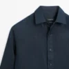 Slim-Fit-Hemd aus 100 % Leinen Slim-Fit-Hemd aus 100 % Leinen
