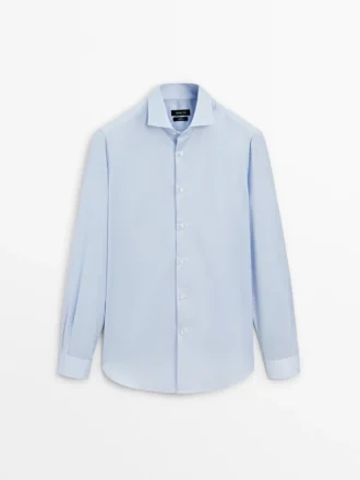 Slim-Fit-Hemd mit feinen Nadelstreifen Slim-Fit-Hemd mit feinen Nadelstreifen