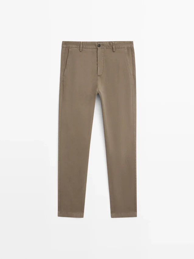 Slim-Fit-Hose mit feiner Struktur Slim-Fit-Hose mit feiner Struktur
